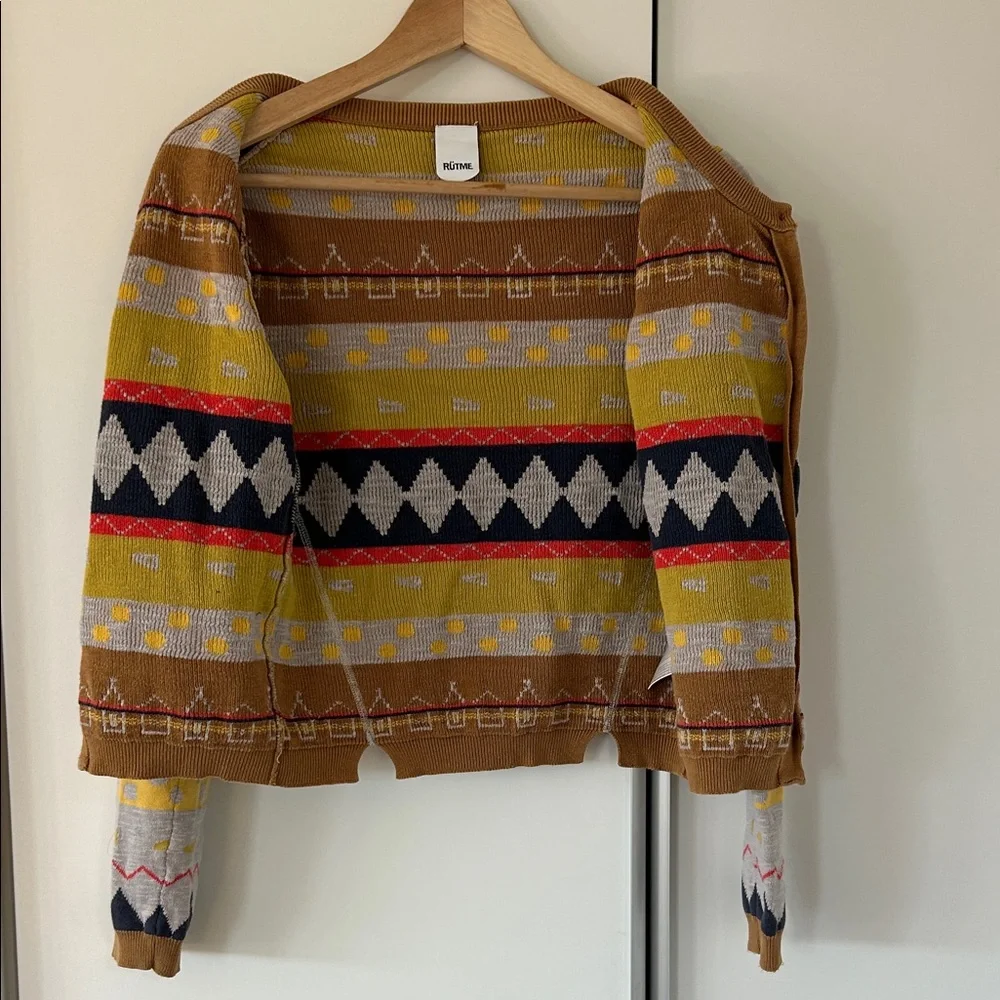 Rütme Multicolor Geometric Cardigan - Picture 10 of 10